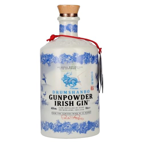 Drumshanbo Gunpowder Irish Gin Ceramic Bottle 43,00% 0,70 lt. von By the Dutch