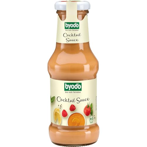 Bio Cocktail-Sauce 250ml - Byodo | Glutenfrei, Ei-frei, Hefefrei | Cremig-Fruchtiger Geschmack | Vielseitig Einsetzbar | Perfekt für Allergiker | Aus 100% Bio-Zutaten | Ideal für Dips & Dressings von Byodo