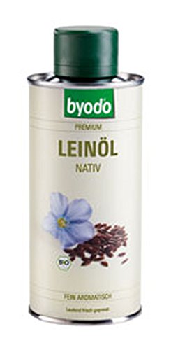 4er-VE Leinöl, nativ, in der 250 ml Dose Byodo von Byodo