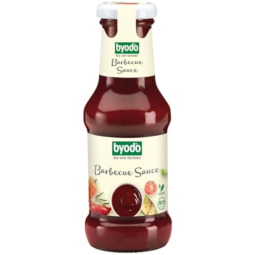 Barbecue Sauce von Byodo - 6er Pack (6 x 250 g) | Premium Vegane Grillsoße | Glutenfrei, Bio-Qualität | Ideal für Grillen & Marinaden von Byodo