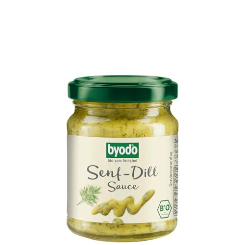 Bio Senf-Dill-Sauce 125 ml - Byodo | 100% Bio-Zutaten, Cremige Konsistenz, Frische Dill-Kräuternote, Vielseitig einsetzbar, Ideal für Gerichte, Kleinchargen Produktion - Bio Senf-Dill-Sauce Bio Senf-Dill-Sauce 125 ml - Byodo | 100% Bio-Zutaten, Cremige Konsistenz, Frische Dill-Kräuternote, Vielseitig einsetzbar, Ideal für Gerichte, Kleinchargen Produktion - Bio Senf-Dill-Sauce von Byodo