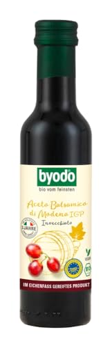 Byodo Antico Balsamico Aceto, Bio, 2er Pack (2 x 250 ml Flasche) – Original italienischer Balsamessig aus Modena, Ideal für Salate & Marinaden, Vegan von Byodo