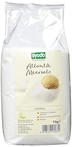 Byodo Atlantik Meersalz, feinkörnig, 6er Pack (6 x 1 kg) von Byodo