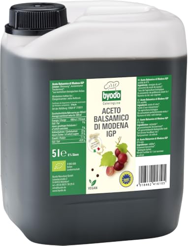 Byodo Bio Aceto Balsamico di Modena g.g.A., 6% Säure, 5 l (2 x 5 l) von Byodo