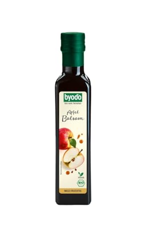 Bio Apfel Balsamessig von Byodo - 6 Flaschen à 250 ml - Biologischer Premium Essig, Ideal für Dressings und Marinaden - Vegan und Glutenfrei von Byodo