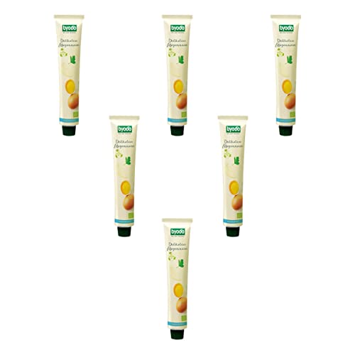 Byodo Bio Delikatess Mayonnaise, 80% Fett, Tube (6 x 100 ml) von Byodo