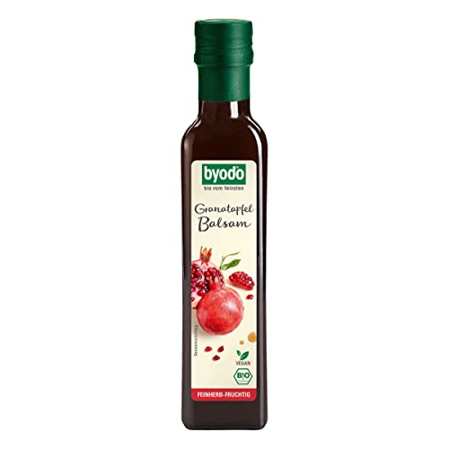 Granatapfel-Balsamessig 250 ml - Byodo Bio, Gourmet Essig, Intensiv & Fruchtig, Vegan, Dressing & Marinade von Byodo