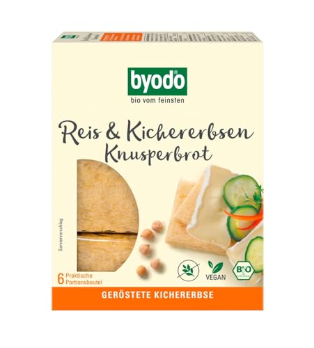 Byodo - Bio-Knusperbrot Reis & Kichererbsen Bio 120g - DE-ÖKO-013 - 1er Pack Byodo - Bio-Knusperbrot Reis & Kichererbsen Bio 120g - DE-ÖKO-013 - 1er Pack von Byodo