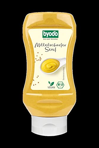 Byodo Bio Mittelscharfer Senf, PET-Flasche (6 x 300 ml) von Byodo