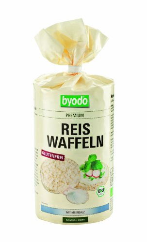 Byodo Bio Reiswaffeln mit Meersalz (6 x 100 gr) von Byodo