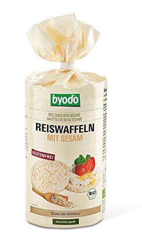 Byodo Bio Reiswaffeln mit Sesam, 100 g von Byodo