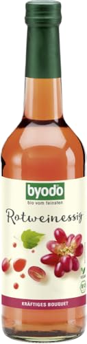 Bio Rotweinessig von Byodo - Premium Organischer Rotwein Essig aus Italien, 6% Säure, 500 ml Flasche - Ideal für Dressings und Marinaden von Byodo