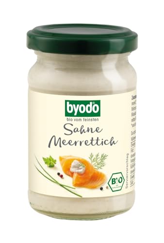 Byodo Bio Sahne Meerrettich, 95 g (6 x 95 gr) von Byodo