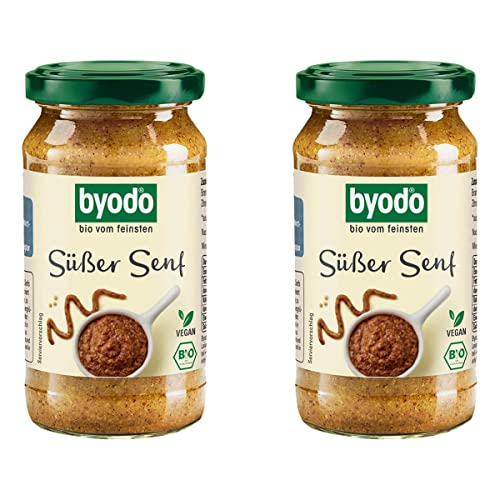 Byodo Bio Süßer Senf, 200 ml (2 x 200 ml) von Byodo