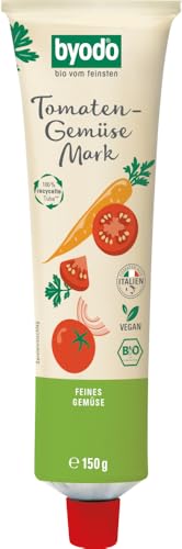 Byodo Bio Tomaten-Gemüse Mark Doppelfrucht, in der Tube (2 x 150 gr) von Byodo