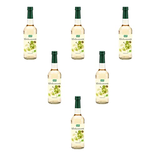Byodo Bio Weißweinessig 6% Säure – Premium Bio-Essig, Vielseitiger Geschmack, Ideal für Salatdressings & Marinaden, Ökologisch & Vegan, 6er Pack (6 x 0,50l) von Byodo