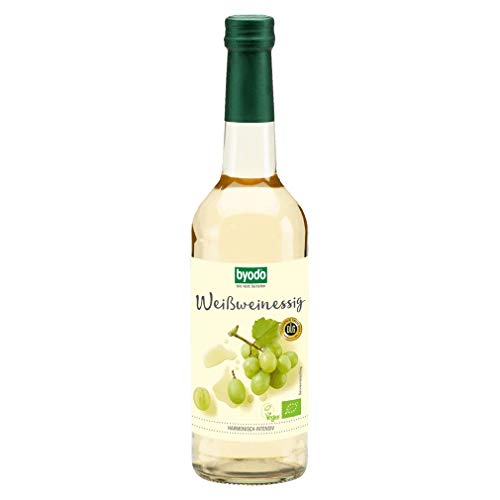 Byodo Bio Weißweinessig 500 ml 3er Pack - Natürlicher, Veganer Essig, Ideal für Salate und Saucen, Hergestellt aus Bio-Wein Byodo Bio Weißweinessig 500 ml 3er Pack - Natürlicher, Veganer Essig, Ideal für Salate und Saucen, Hergestellt aus Bio-Wein von Byodo
