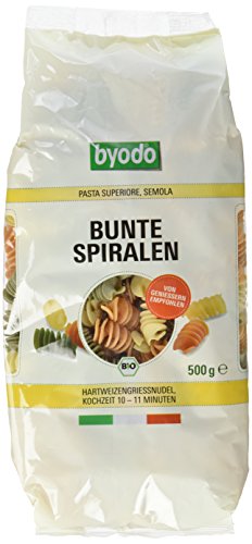 Byodo Bunte Spiralen hell 6er Pack (6 x 500 g Packung) - Bio von Byodo