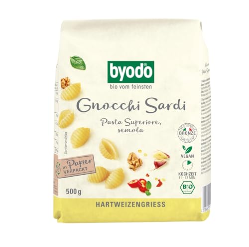Byodo Gnocchi sardi, 6er Pack (6 x 500 g Packung) - Bio von Byodo