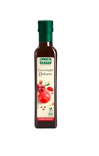 Granatapfel Balsamessig Bio 2er Pack - Byodo Granatapfelsauce, 500ml Essig aus biologischem Anbau, ideal für Salatdressing und Marinaden von Byodo