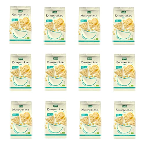 Byodo Knusperecken Mais 90g, 12er Pack - Glutenfreier Bio Snack, Knusprige Mais-Ecken, Ideal für Zwischendurch, Vegan, Ohne Konservierungsstoffe Byodo Knusperecken Mais 90g, 12er Pack - Glutenfreier Bio Snack, Knusprige Mais-Ecken, Ideal für Zwischendurch, Vegan, Ohne Konservierungsstoffe von Byodo