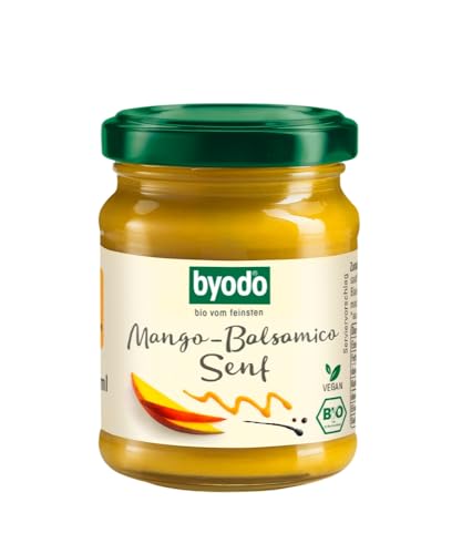 Byodo Mango Balsamico Senf, 3er Pack (3x 125 ml Glas) - Bio von Byodo