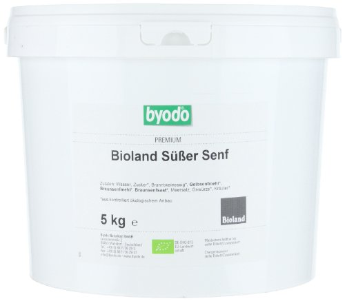Byodo Senf Süß, Byodo, BIOLAND, 1er Pack (1 x 5 kg) - Bio von Byodo