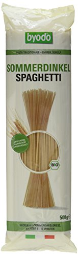 Byodo Bio Sommerdinkel Spaghetti Semola 6er Pack - Vegan, Hohe Ballaststoffe, Italienische Pasta, 6 x 500g - Ideal für Mediterrane Küche, Großpackung von Byodo
