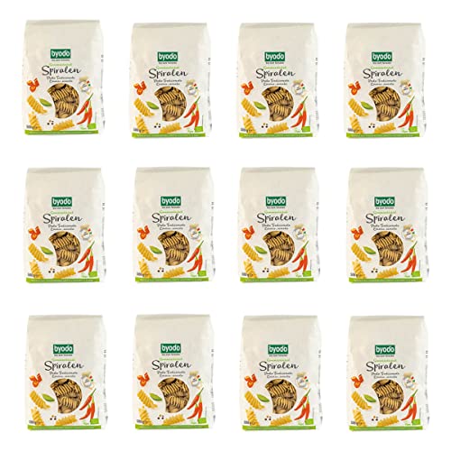 Bio Sommerdinkel Spiralen Semola 500g - Byodo Italienischer Hartweizen Nudeln, 12er Pack, Vegan & Kochfest, Perfekt für Pasta-Gerichte, Authentisch & Nachhaltig, Bio-zertifiziert Bio Sommerdinkel Spiralen Semola 500g - Byodo Italienischer Hartweizen Nudeln, 12er Pack, Vegan & Kochfest, Perfekt für Pasta-Gerichte, Authentisch & Nachhaltig, Bio-zertifiziert von Byodo