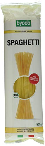 Bio-Spaghetti von Byodo, 6er Pack (6 x 500g) - Italienische Premium Pasta, 100% Hartweizengrieß, Vegan & Biologisch, Ideal für die ganze Familie von Byodo