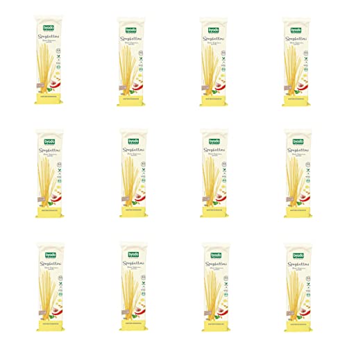 Byodo Bio Spaghettini Semola, 0,5kg 12er Pack - Italienische Bio-Nudeln, Vegan, Optimal für Pasta-Gerichte, Traditionelle Fertigung, Premium Qualität, Ideal für jede Mahlzeit Byodo Bio Spaghettini Semola, 0,5kg 12er Pack - Italienische Bio-Nudeln, Vegan, Optimal für Pasta-Gerichte, Traditionelle Fertigung, Premium Qualität, Ideal für jede Mahlzeit von Byodo