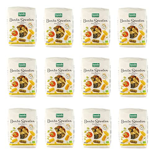 Spiralen bunt semola - Byodo | Bunte Bio-Pasta I Hartweizengrieß & Gemüse I Vegane Nudeln I 12er Pack (12 x 500g) Spiralen bunt semola - Byodo | Bunte Bio-Pasta I Hartweizengrieß & Gemüse I Vegane Nudeln I 12er Pack (12 x 500g) von Byodo