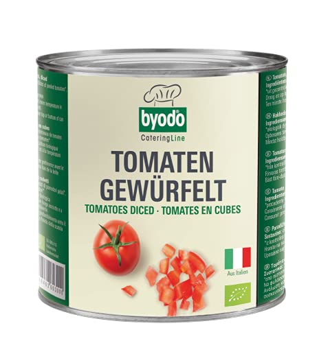 Byodo Tomaten GEWÜRFELT, 1er Pack (1 x 2,55 kg) - Bio von Byodo