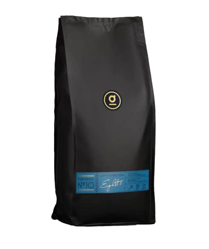 Espresso N°10 von Coffee858 - Starker & würziger Espresso Blend bestehend aus 70% Arabica Bohnen aus Brasilien und 30% Edelrobusta (1000g) von C°858