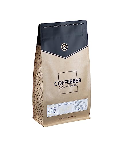 Kaffee-Bohnen aus Äthiopien (N°12) - Feinster Single Origin Arabica von Coffee858 (525g) von C°858