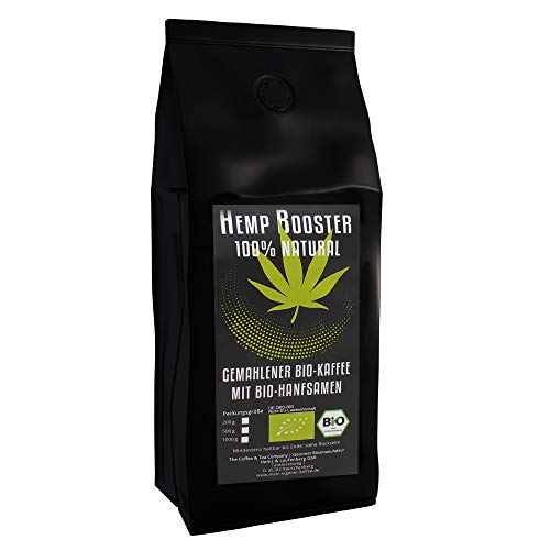 C&T "Hemp Booster" | gemahlener Bio-Kaffee mit Bio-Hanf 100% natürlich | das Super lecker frische Hipster Getränk (1000 g) von C&T