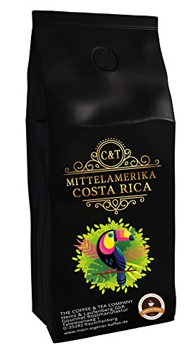 C&T Kaffee aus Costa Rica 100% Arabica exzellenter Premium Kaffee aus Mittelamerika (Ganze Bohnen, 200 g) von C&T
