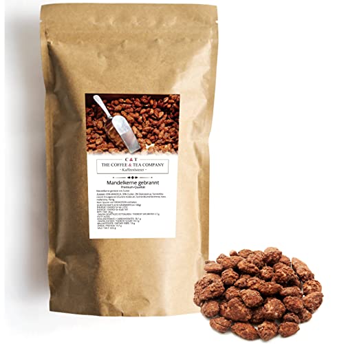 Gebrannte Mandeln PREMIUM Qualtität 1000g | wie frisch vom Weihnachtsmarkt | im aromadichten Kraftpapierbeutel Gebrannte Mandeln PREMIUM Qualtität 1000g | wie frisch vom Weihnachtsmarkt | im aromadichten Kraftpapierbeutel von C&T