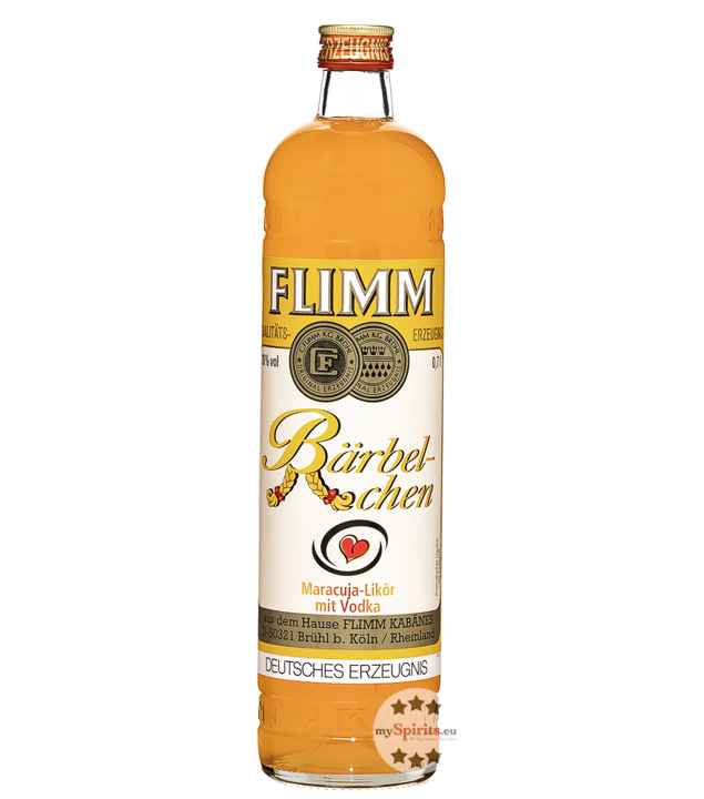 Flimm Bärbelchen Maracuja-Likör (18 % vol, 0,7 Liter) von C. Flimm