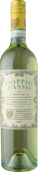 Doppio Passo Grillo Weißwein halbtrocken 0,75 l von Casa Vinicola Botter