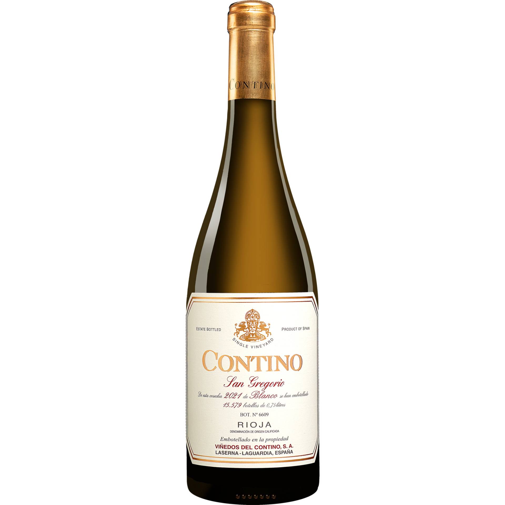 Contino Blanco 2021  0.75L 12.5% Vol. Weißwein Trocken aus Spanien von C.V.N.E. - Viñedos de Contino