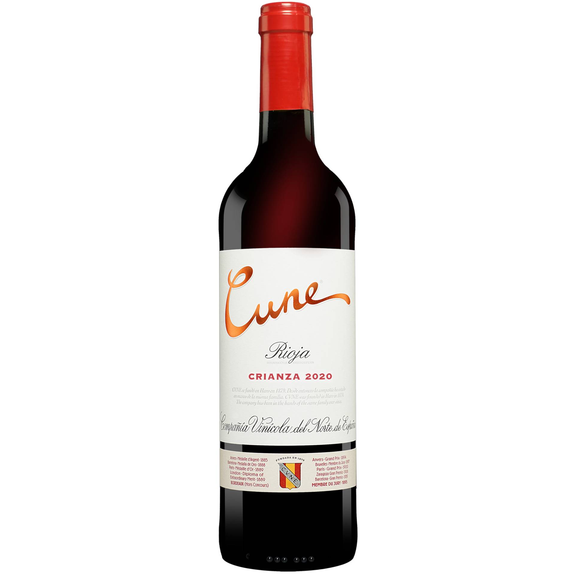 Cune Crianza 2020  0.75L 13.5% Vol. Rotwein Trocken aus Spanien von C.V.N.E.