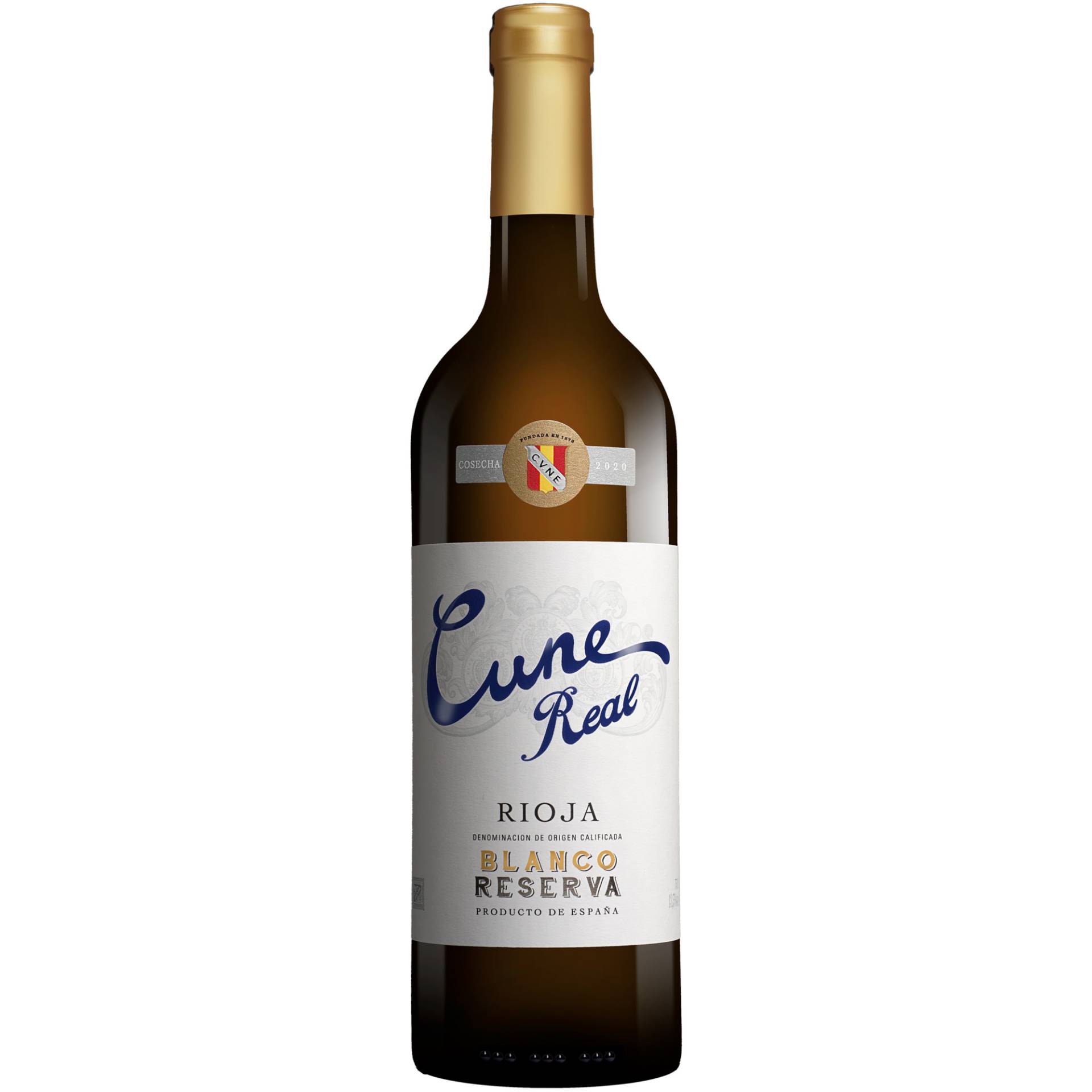 Cune Real Blanco Reserva 2020 0.75L 13.5% Vol. Weißwein Trocken aus Spanien Cune Real Blanco Reserva 2020 0.75L 13.5% Vol. Weißwein Trocken aus Spanien von C.V.N.E.