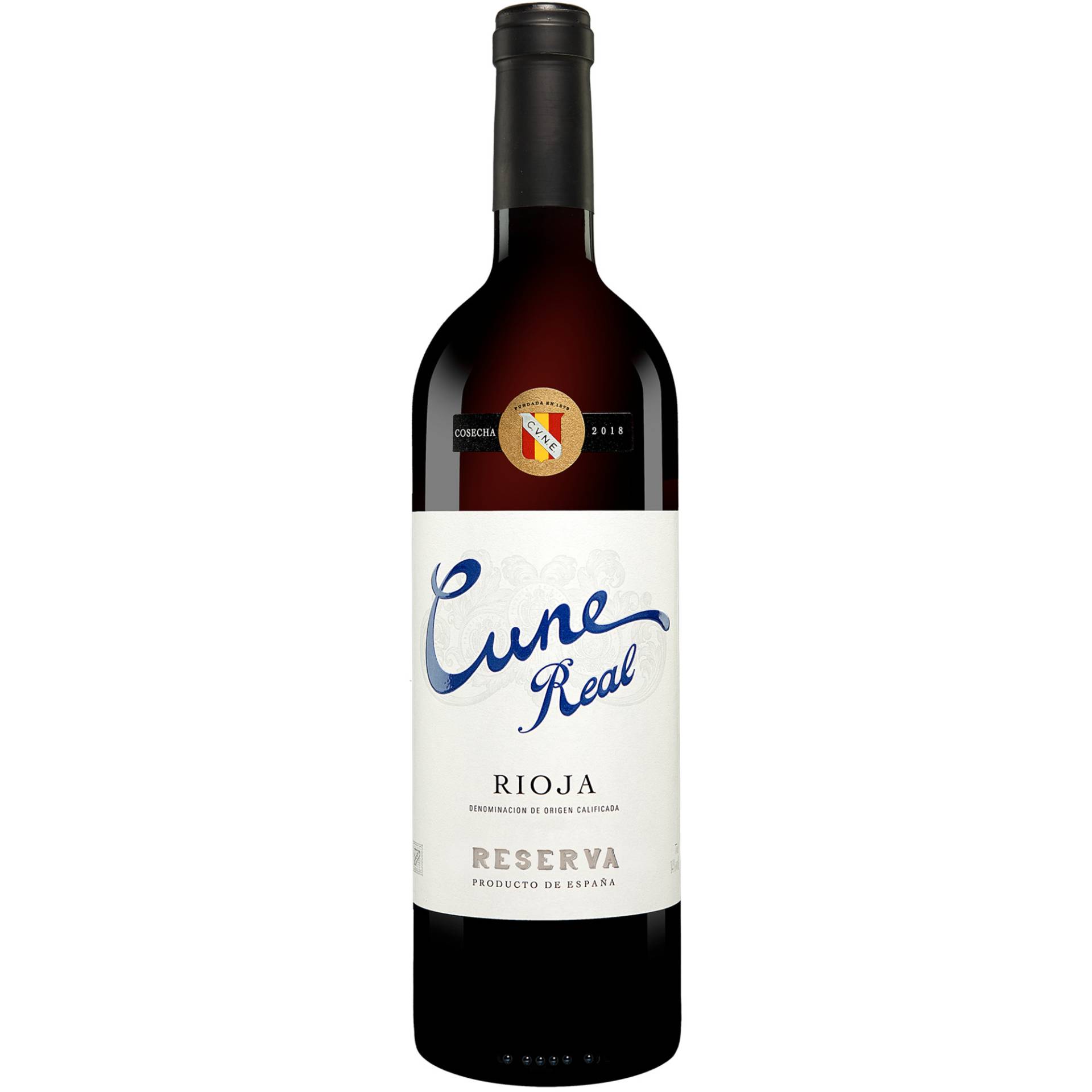 Cune Real Reserva 2018  0.75L 14% Vol. Rotwein Trocken aus Spanien von C.V.N.E.