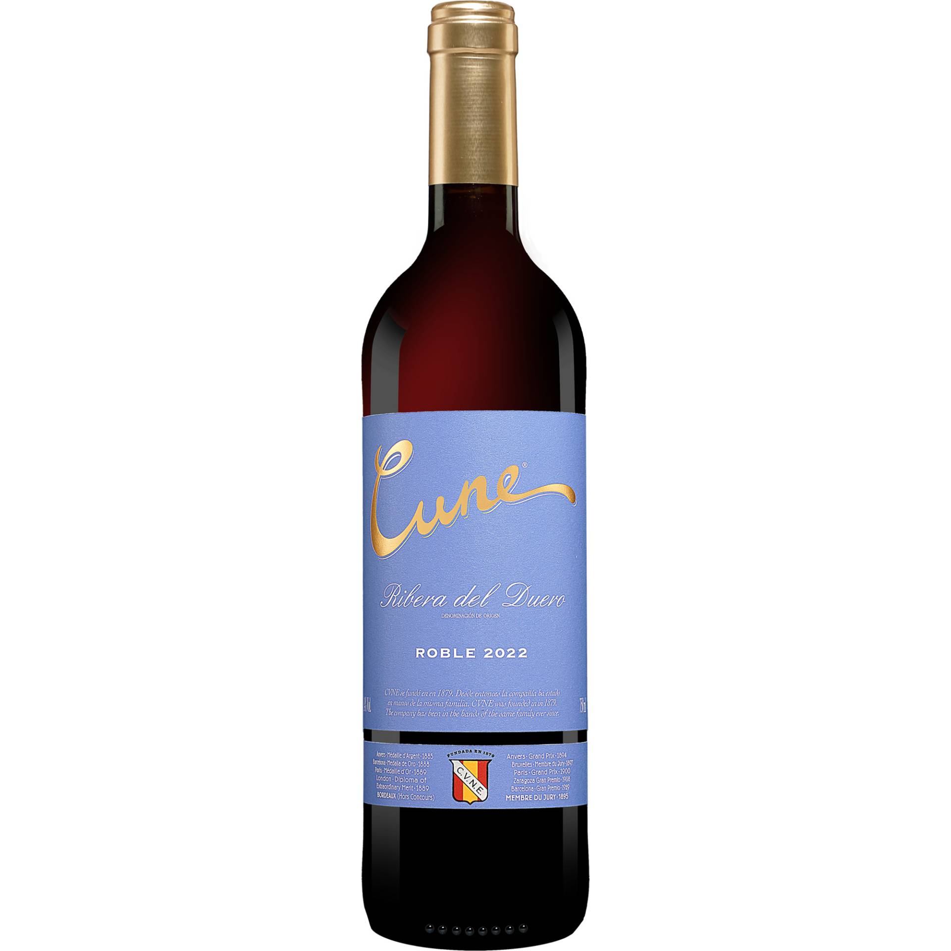 Cune Roble 2022  0.75L 14% Vol. Rotwein Trocken aus Spanien von C.V.N.E.