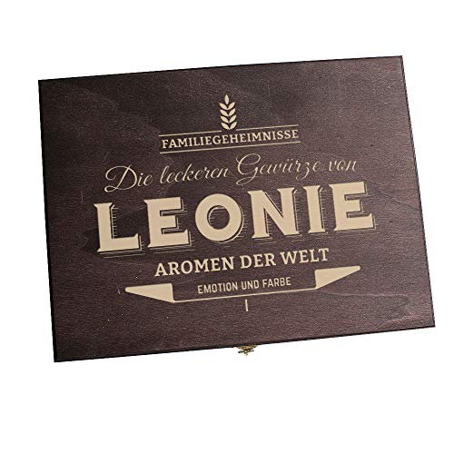 CADEAUX.COM Personalisierbares Gewürz-Geschenk-Set mit Gewürzen aus Aller Welt - Die leckeren Gewürze von. - 9 Gewürze, Box aus Holz CADEAUX.COM Personalisierbares Gewürz-Geschenk-Set mit Gewürzen aus Aller Welt - Die leckeren Gewürze von. - 9 Gewürze, Box aus Holz von CADEAUX.COM