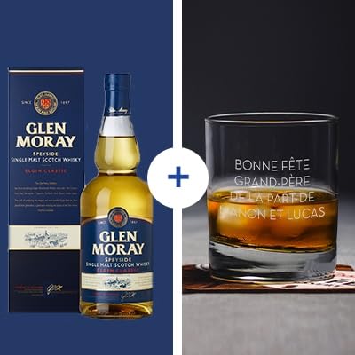CADEAUX.COM - Personalisierte Whiskyflasche - Whiskyflaschen Glen Moray und -gläser - Party-, Geburtstags-, Weihnachtsgeschenk - Männergeschenk CADEAUX.COM - Personalisierte Whiskyflasche - Whiskyflaschen Glen Moray und -gläser - Party-, Geburtstags-, Weihnachtsgeschenk - Männergeschenk von CADEAUX.COM