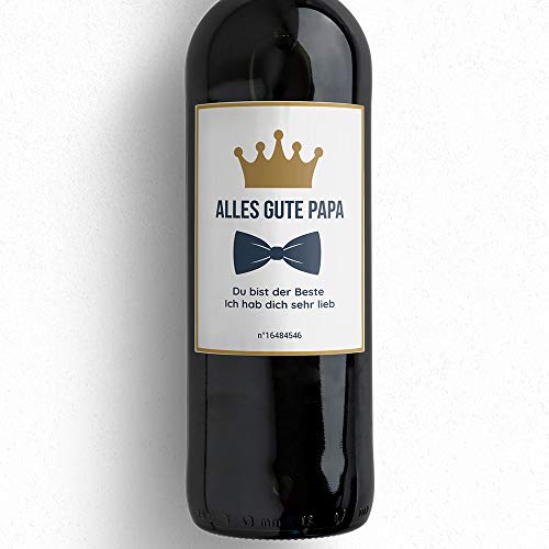 Personalisierbare Bordeaux-Weinflasche - Papa Royal - 1 Flasche Rotwein Bordeaux AOC Personalisierbare Bordeaux-Weinflasche - Papa Royal - 1 Flasche Rotwein Bordeaux AOC von CADEAUX.COM