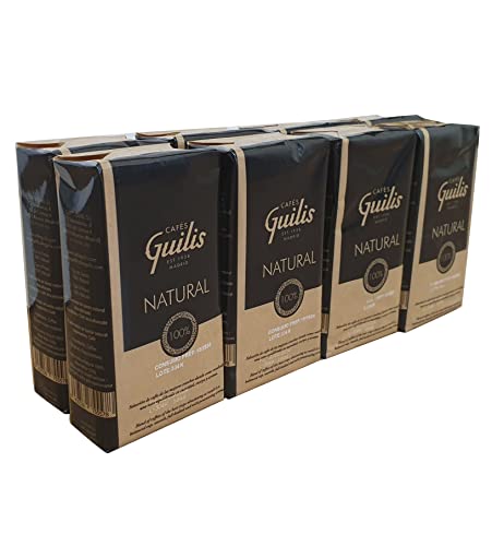 CAFES GUILIS DESDE 1928 AMANTES DEL CAFE 100% Arabica Naturkaffee gemahlen - 8 Stück zu je 250 gr. - Packung 2 kg von CAFES GUILIS DESDE 1928 AMANTES DEL CAFE