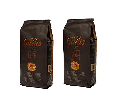 CAFES GUILIS DESDE 1928 AMANTES DEL CAFE100% Black Blend Arabica Kaffeebohnen - Naturröstung 2 kg von CAFES GUILIS DESDE 1928 AMANTES DEL CAFE